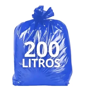 Saco P/Lixo 200L Az Medio 100un Induplast