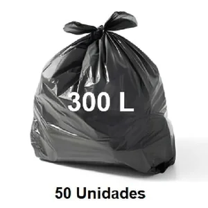 Saco P/Lixo 300L Pr Reforçado 50un Ples