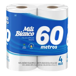 Papel Higienico Fs 4X60M Mili