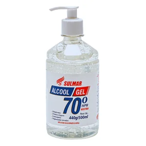 Álcool Gel 70% Pump 500ml Sulmar