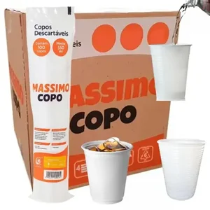 Copo Descartavel 200ml Pp 100un Massimo