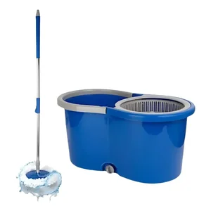 Conjunto Mop Rotatorio 13L Cesto Plástico