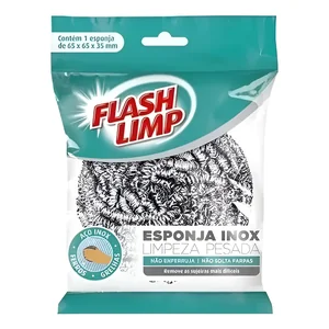 Esponja Aço Inox Limp Pesada Flashlimp