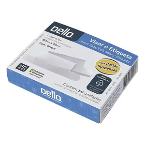 Etiqueta Visor P/Pasta Suspensa Cx 50un