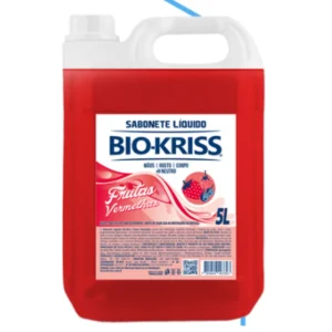 Sabonete Liquido Perolado Frutas Vermelhas 5L Biokriss