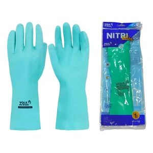 Luva Nitrilica Verde Volk - G