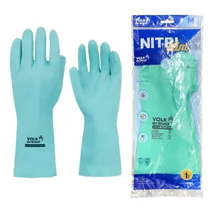 Luva Nitrilica Verde Volk - M