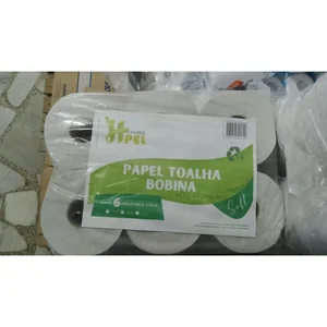 Papel Toalha Bobina Fs 6X200M Branco Soft Hpell