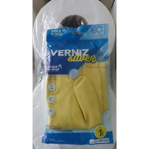 Luva Verniz Silver Amarela Volk - Eg