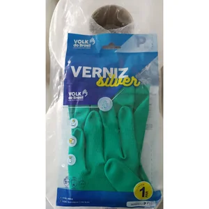 Luva Verniz Silver Verde Volk - P