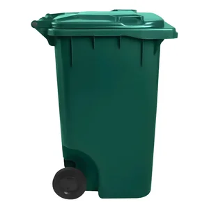 Cesto Gari 240L c/ Rodas Verde Bralimpia