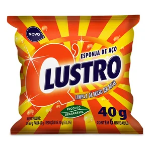 La de Aço Q Lustro 6un 40g