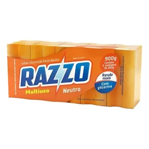 Sabão Barra Neutro 5X180G Razzo