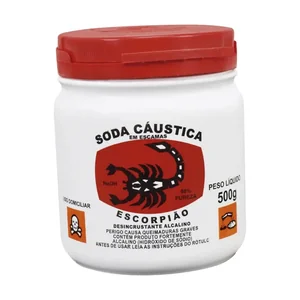 Soda Caustica Escorpiao 500g