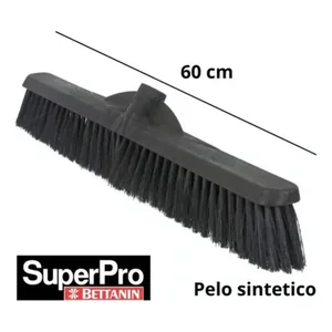 Vassoura Pelo Sintético 60cm Base Plastica S/Cabo Bettanin